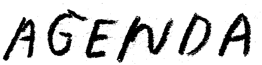 Agenda